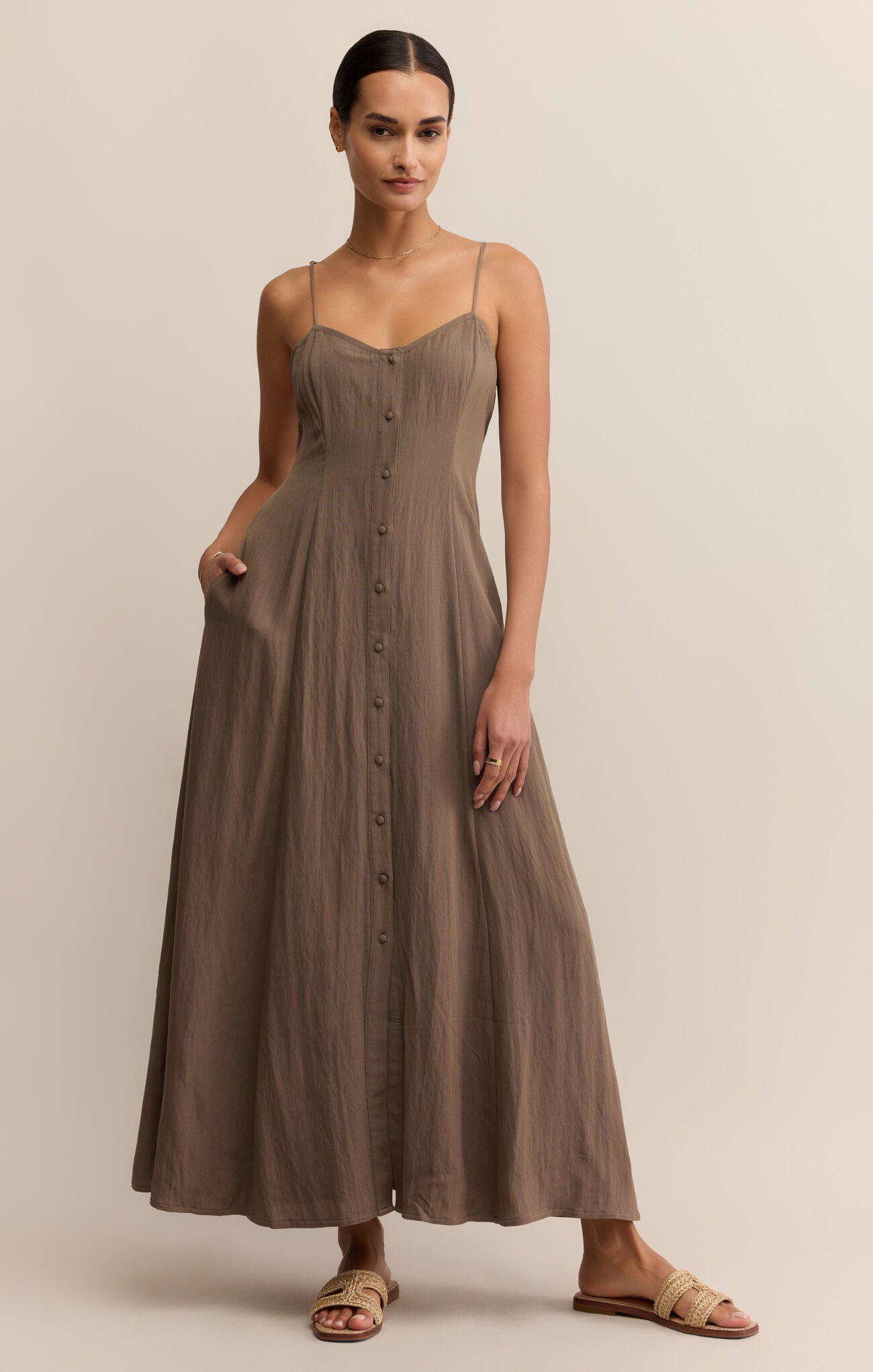 Z Supply Angel Eyes Midi Dress