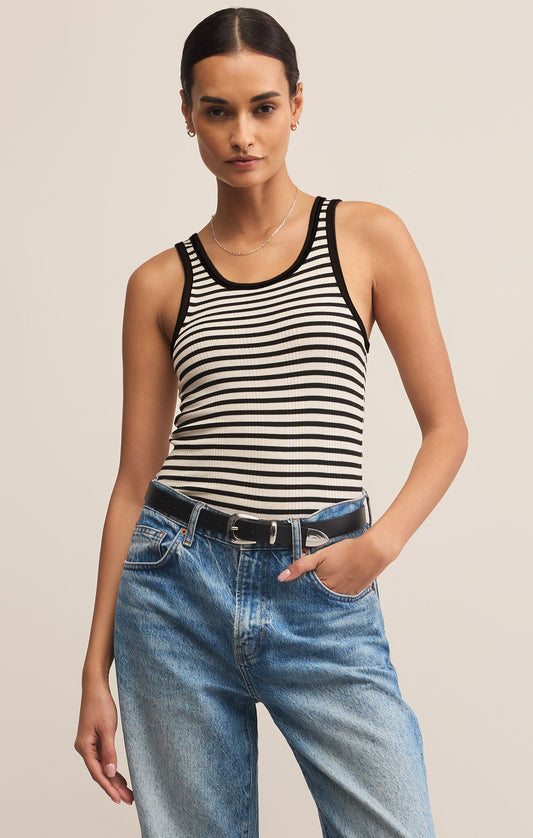Z Supply Classic Striped Scoop Tank