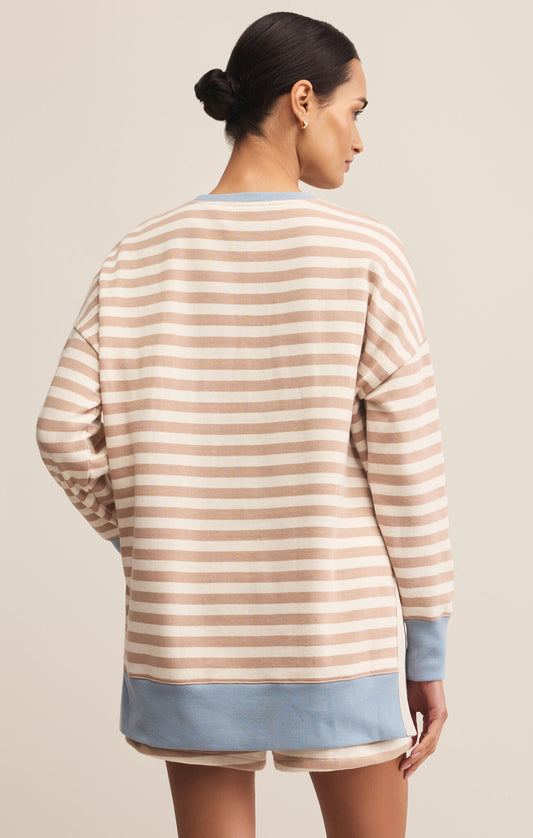 Z Supply Layer Up Stripe Sweatshirt