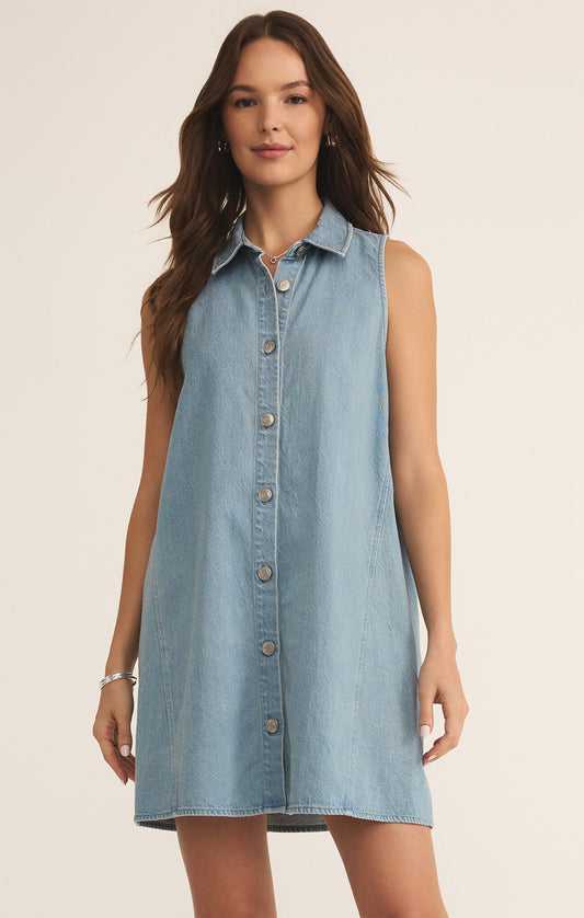 Z Supply New Day Twill Mini Dress