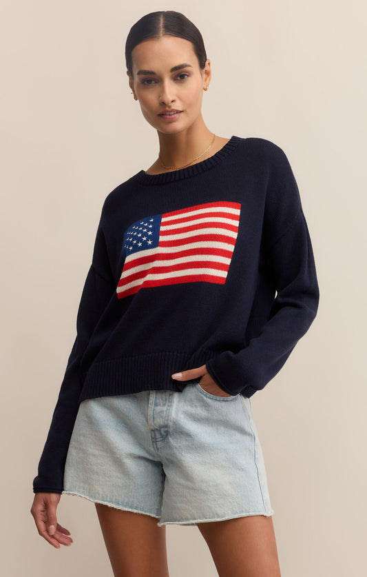 Z Supply Sienna Patriot Sweater