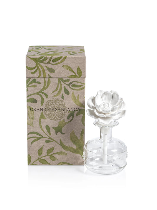 Zodax Casablanca Porcelain Diffuser-Water Lotus
