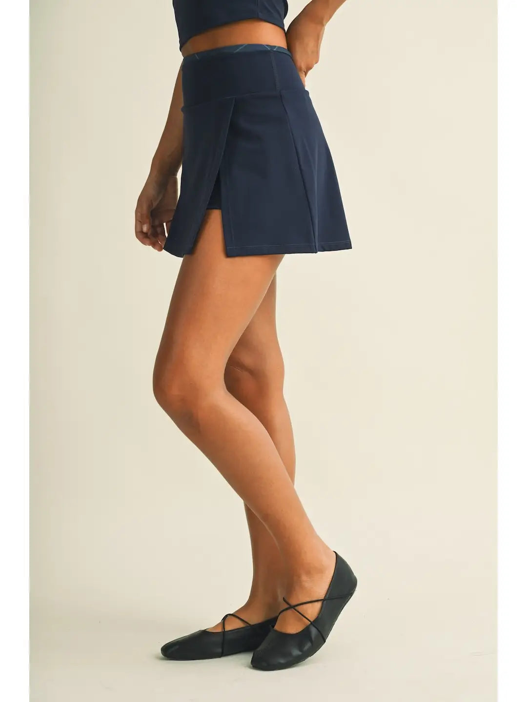 Harper Contrast Binding Skort