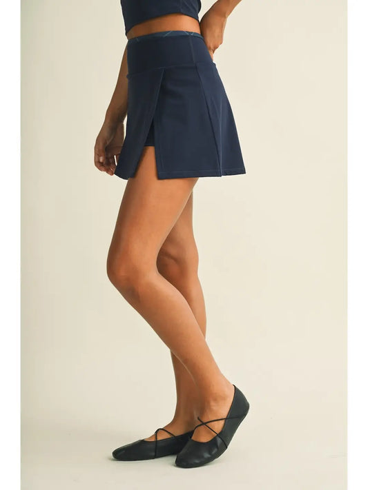 Harper Contrast Binding Skort
