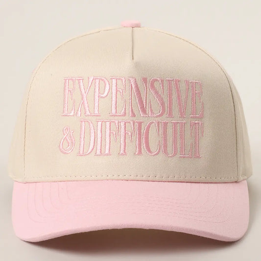 Expensive and Difficult Embroidered Trucker Hat