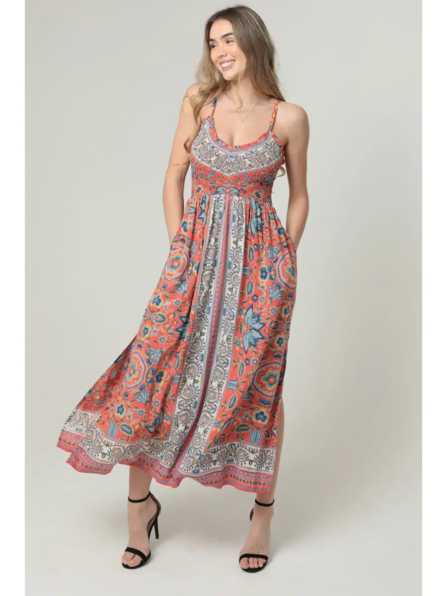 The Mariah Smocked Maxi Dress