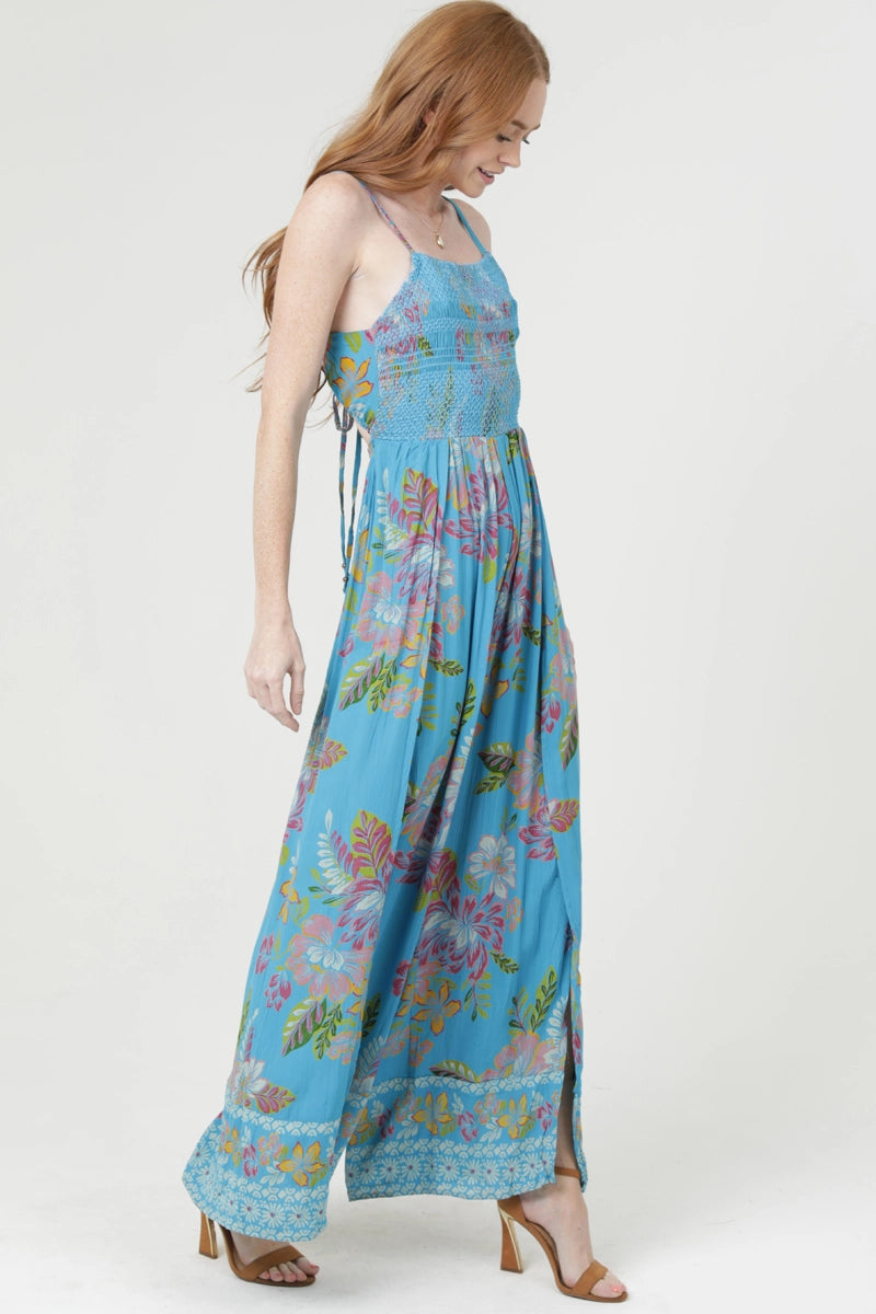The Tessa Floral Wrap Jumpsuit