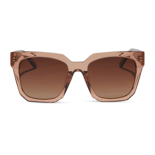ariana ii cafe ole brown gradient polarized sunglasses