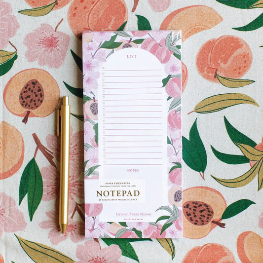 Peach Blossom Notepad