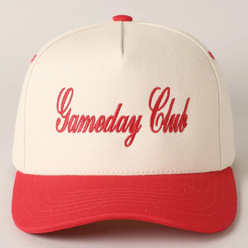 Gameday Club Embroidery Two Tone Baseball Cap
