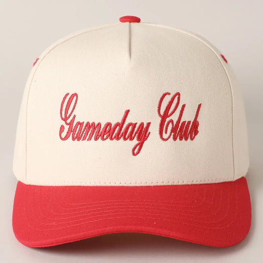 Gameday Club Embroidery Two Tone Baseball Cap