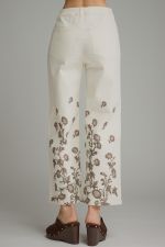 Make a statement in these lightweight floral wide leg pants, designed with a flattering flowy silhouette, functional pockets, and an easy zip-fly button closure.