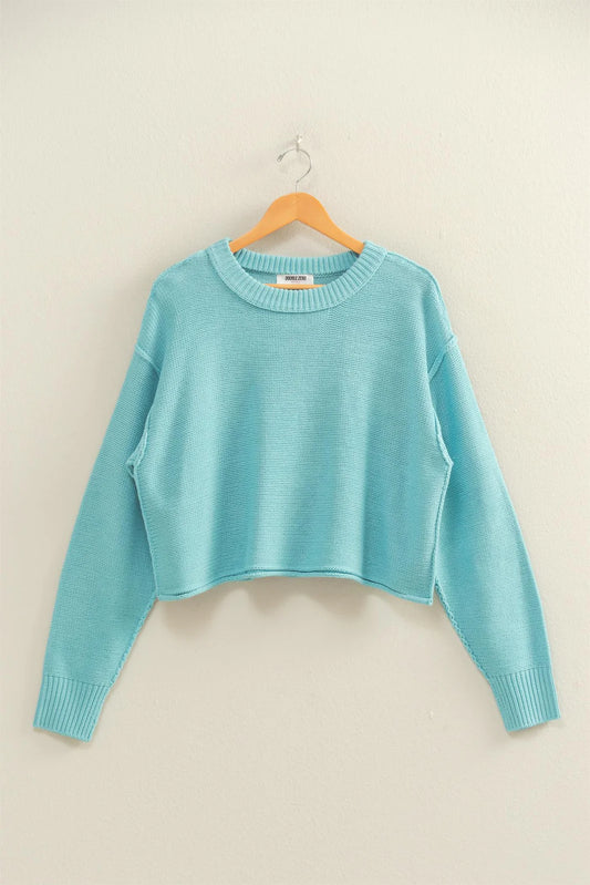 Cropped Oversized Sweater