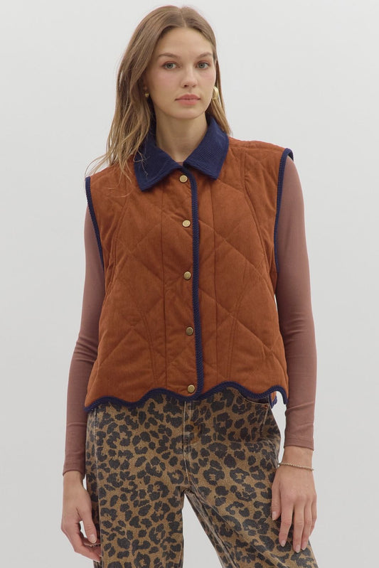 Emily Snap Button Vest