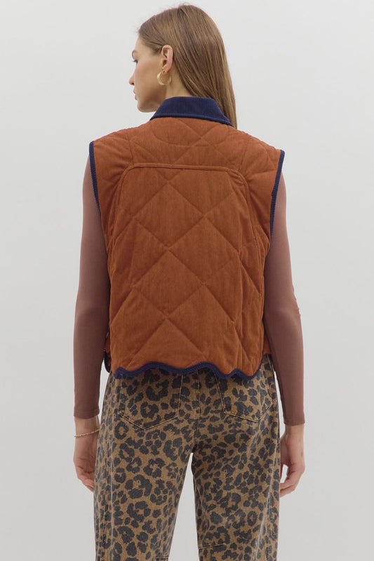 Emily Snap Button Vest