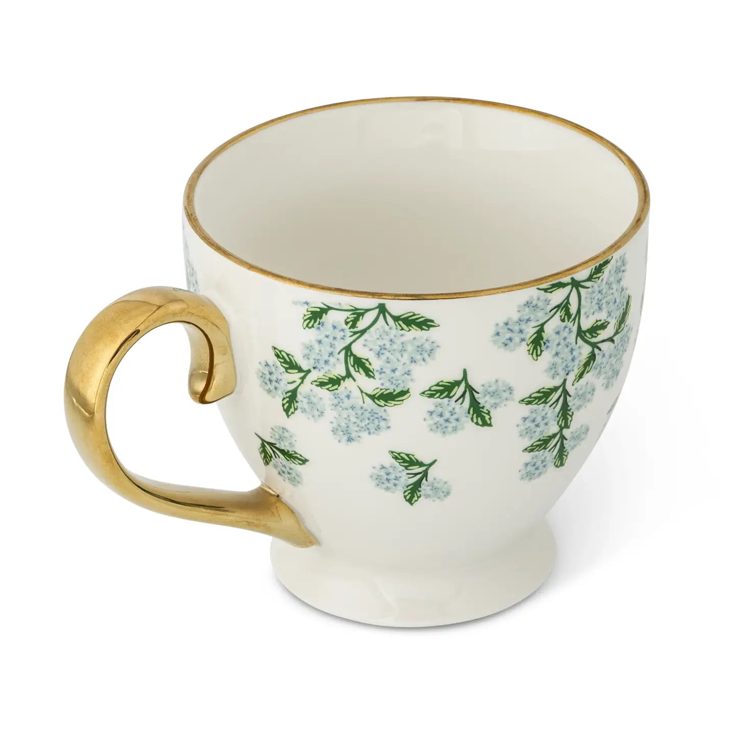 Blue Hydrangea Teacup