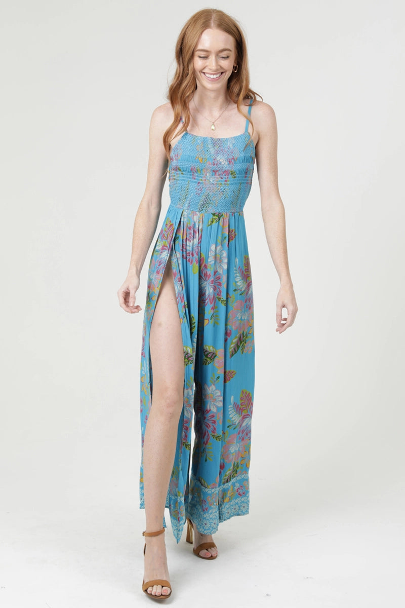 The Tessa Floral Wrap Jumpsuit