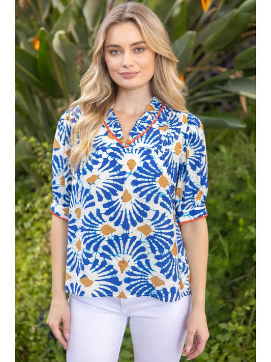 Sienna Ruffle Floral Top