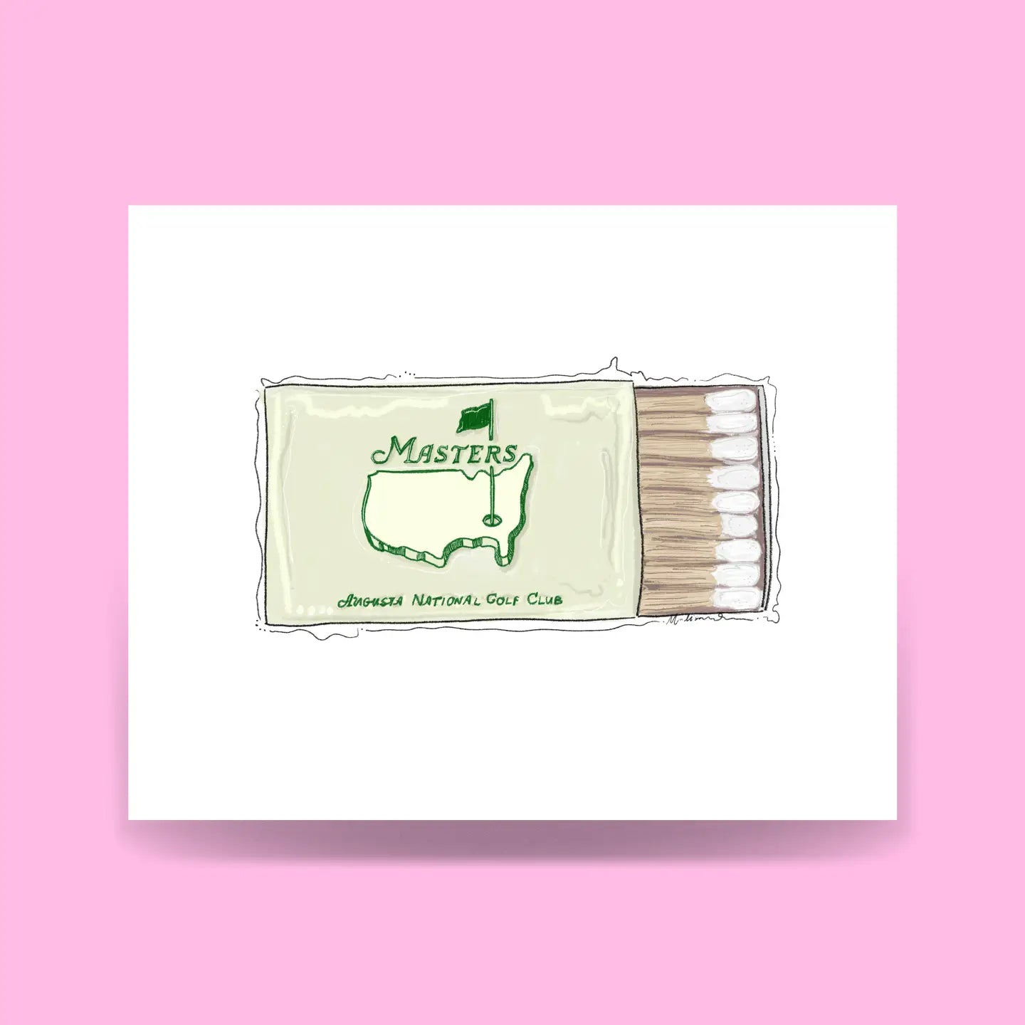 Master's Matchbox Print