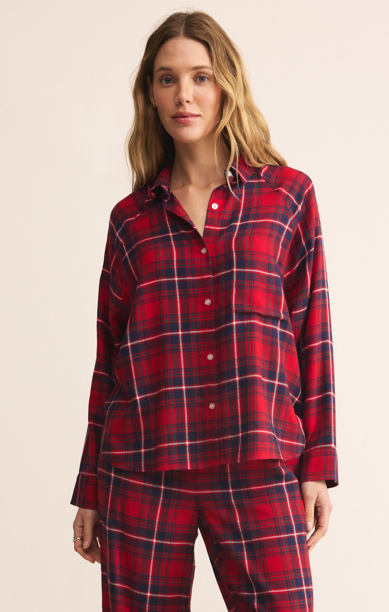 Z Supply River Plaid Button Up
