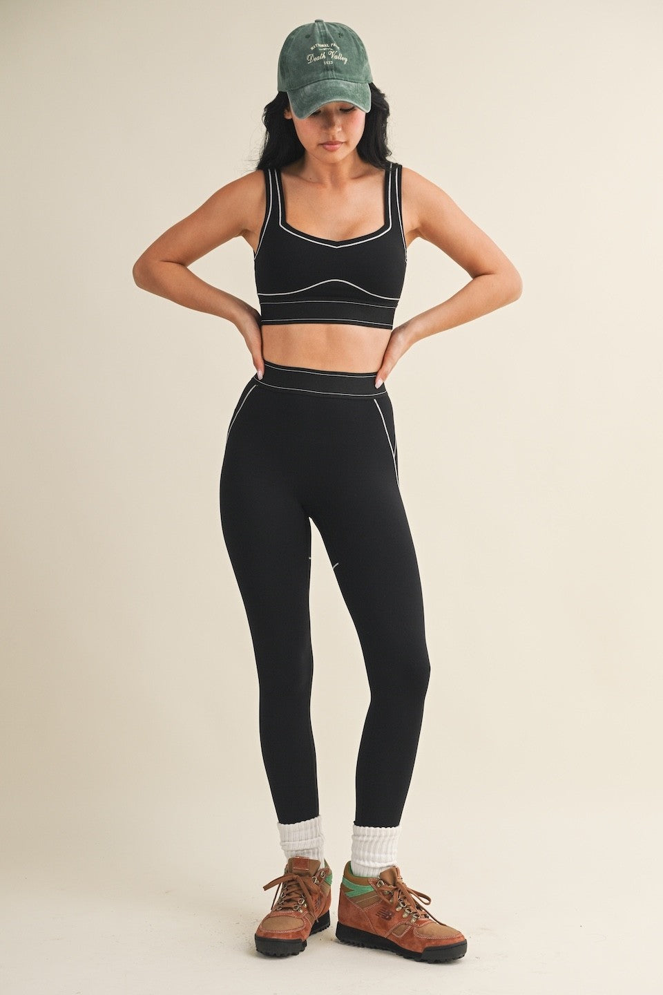 Sculpting, supportive, and designed for movement, these high-rise leggings feature strategic contour seams that flatter your natural shape while delivering comfortable stretch and a streamlined fit.