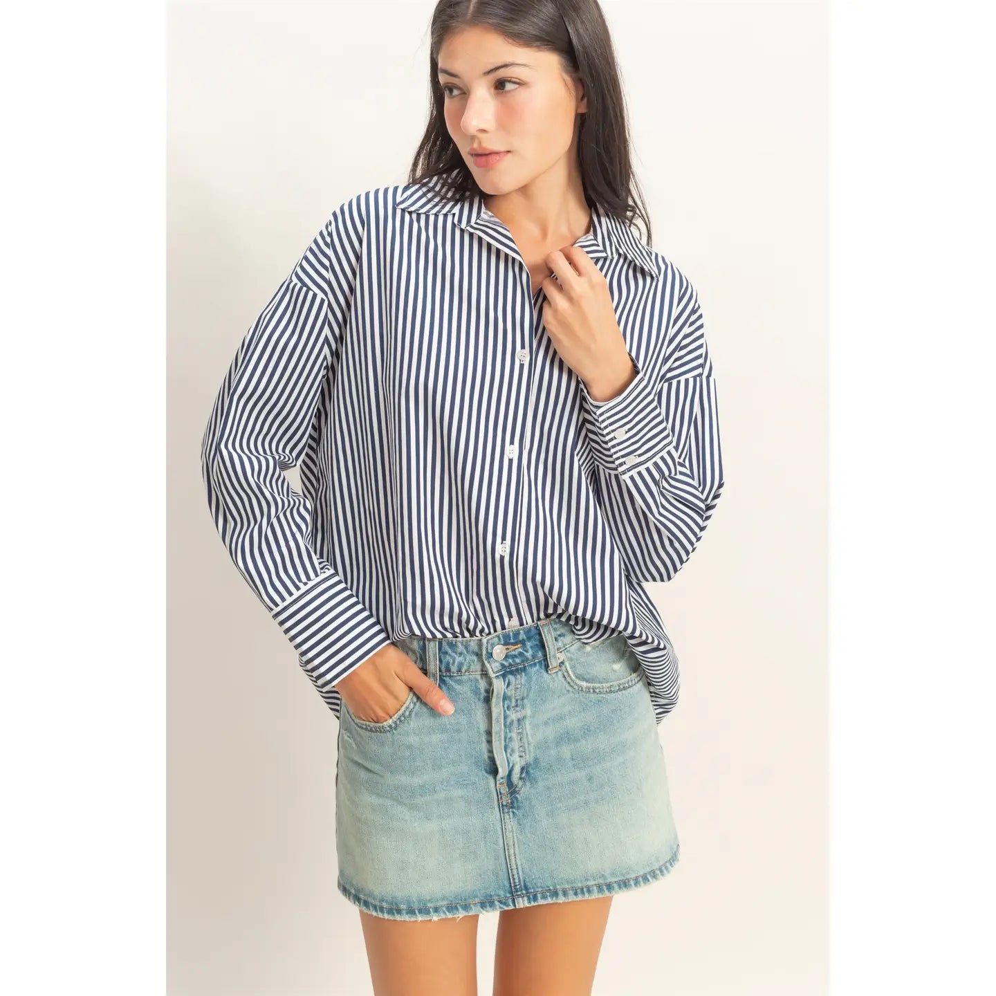 Riviera Stripe Blouse
