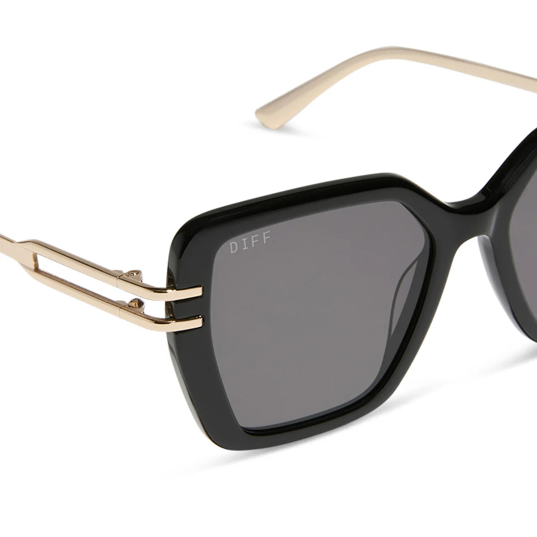 Diff Dasha Sunglasses in Black + Grey