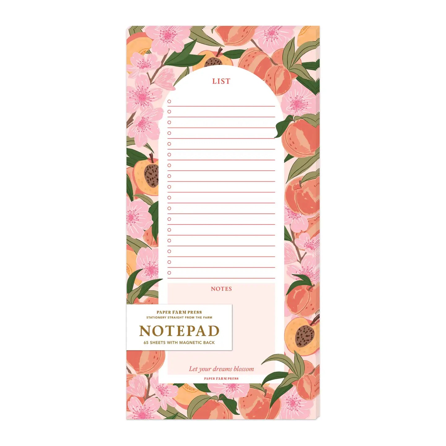 Peach Blossom Notepad