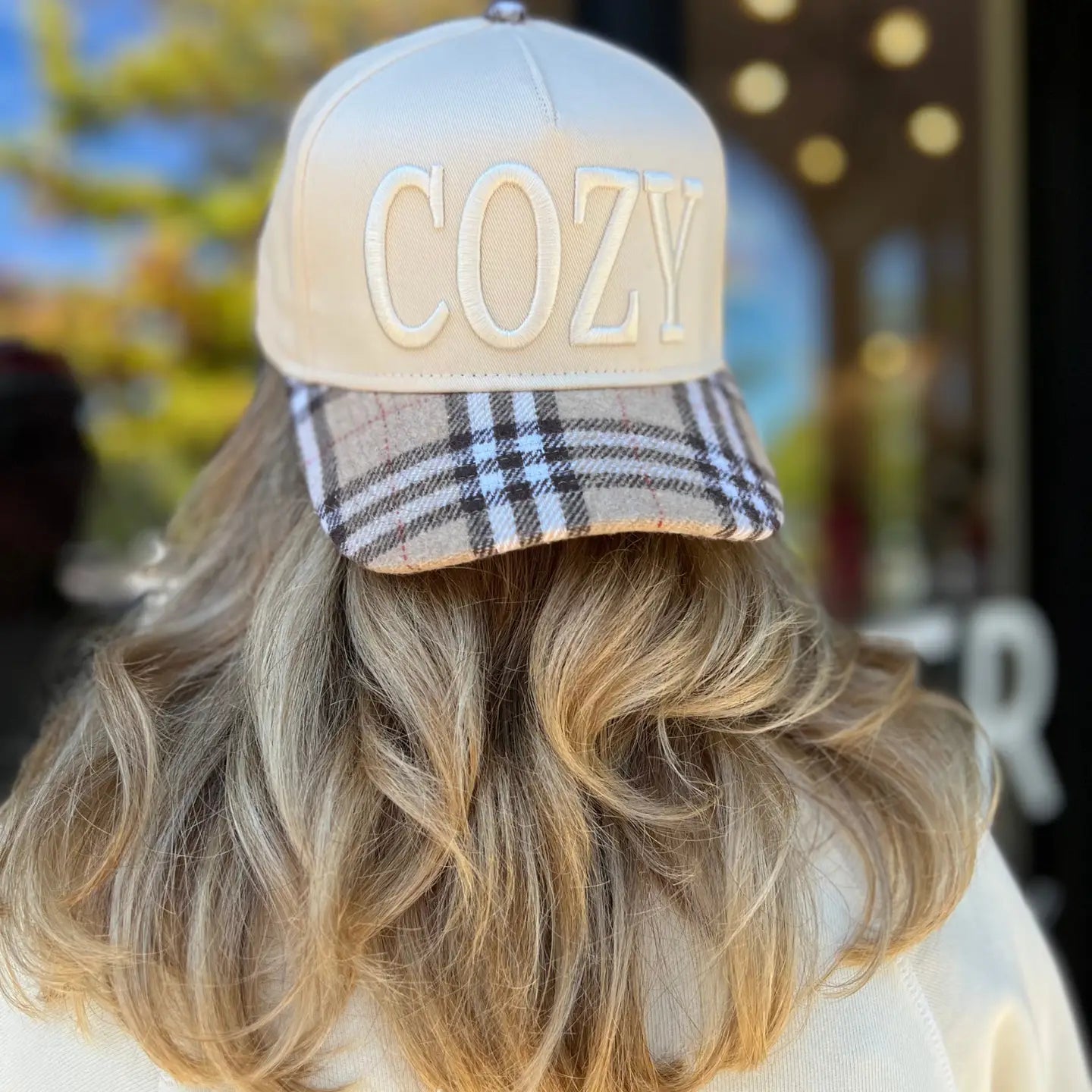 Cozy Flannel Vintage Trucker Hat