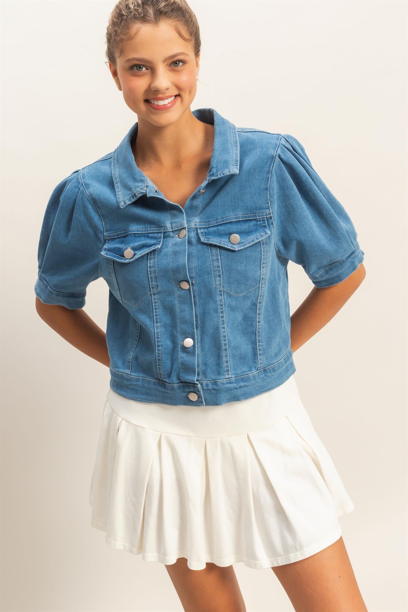 Riley Classic Structured Denim Jacket