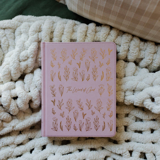 ESV Single Column Journaling Bible® | Lilac Wildflowers