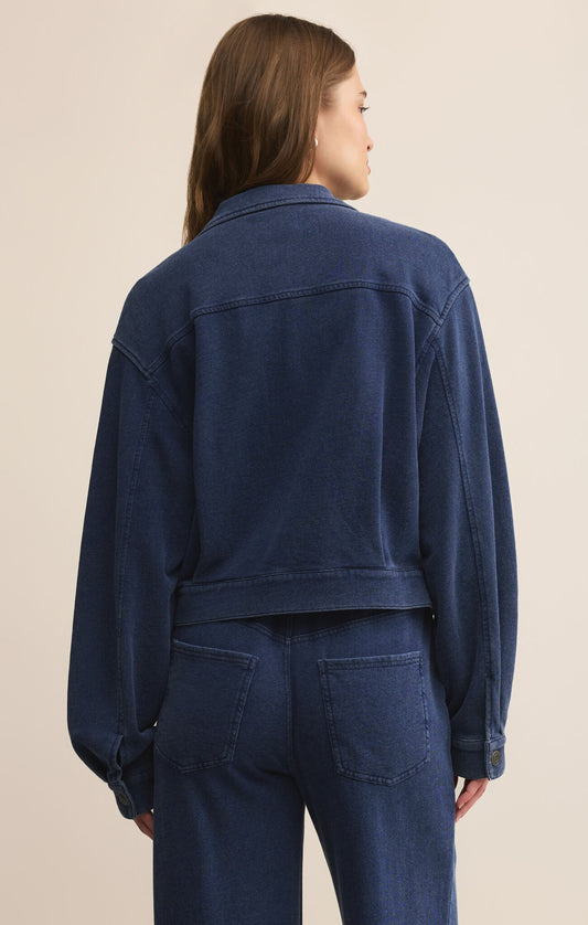 Z Supply Heritage Knit Denim Jacket