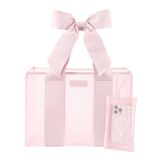 Case-Mate Bow Beach Tote with Phone Pouch
