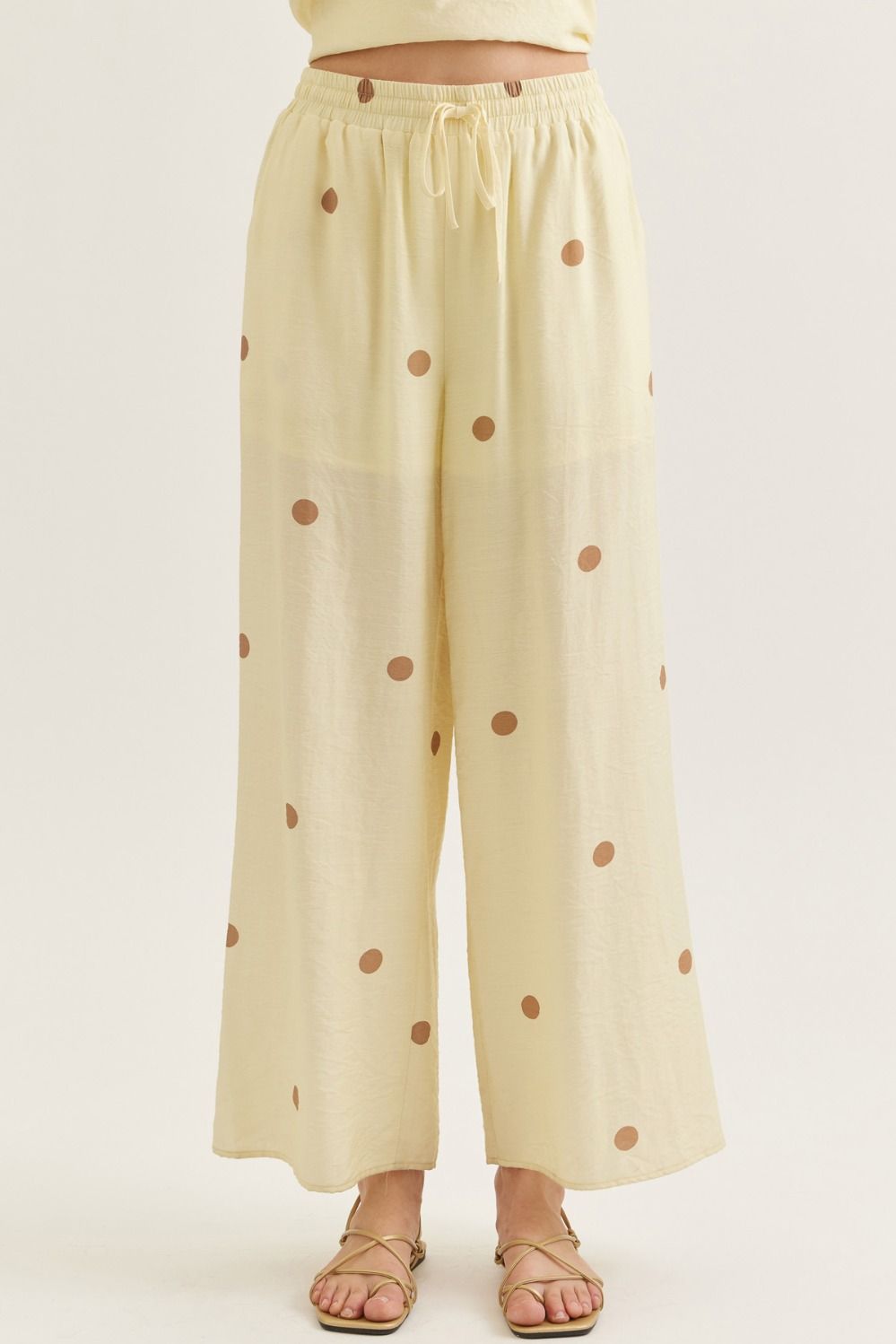 The Marissa Polka Dot Wide Leg Pants