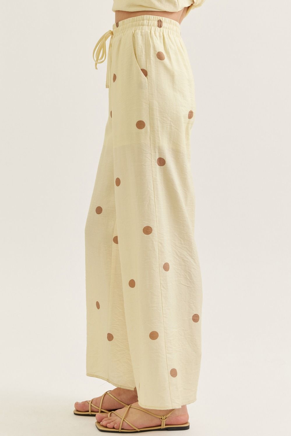 The Marissa Polka Dot Wide Leg Pants