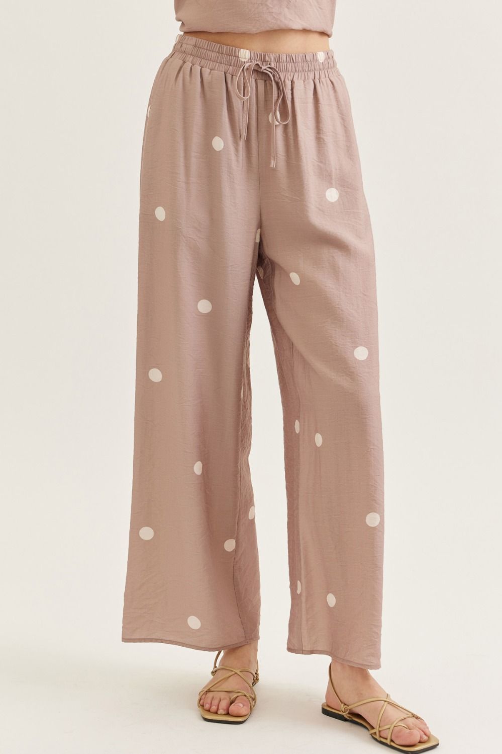 The Marissa Polka Dot Wide Leg Pants