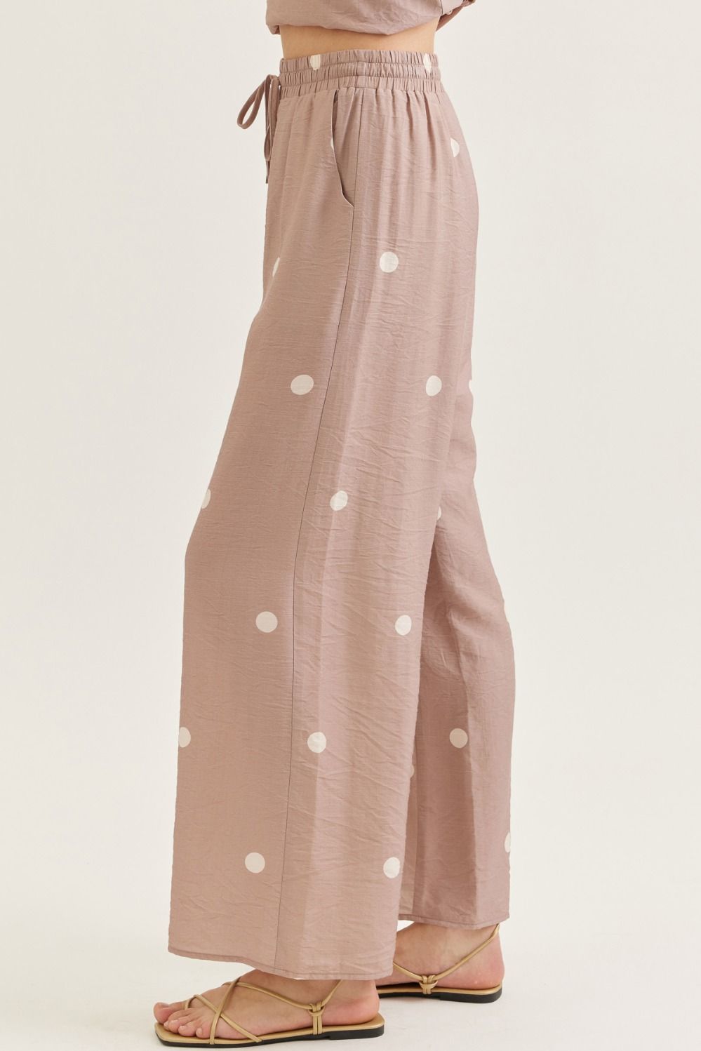 The Marissa Polka Dot Wide Leg Pants