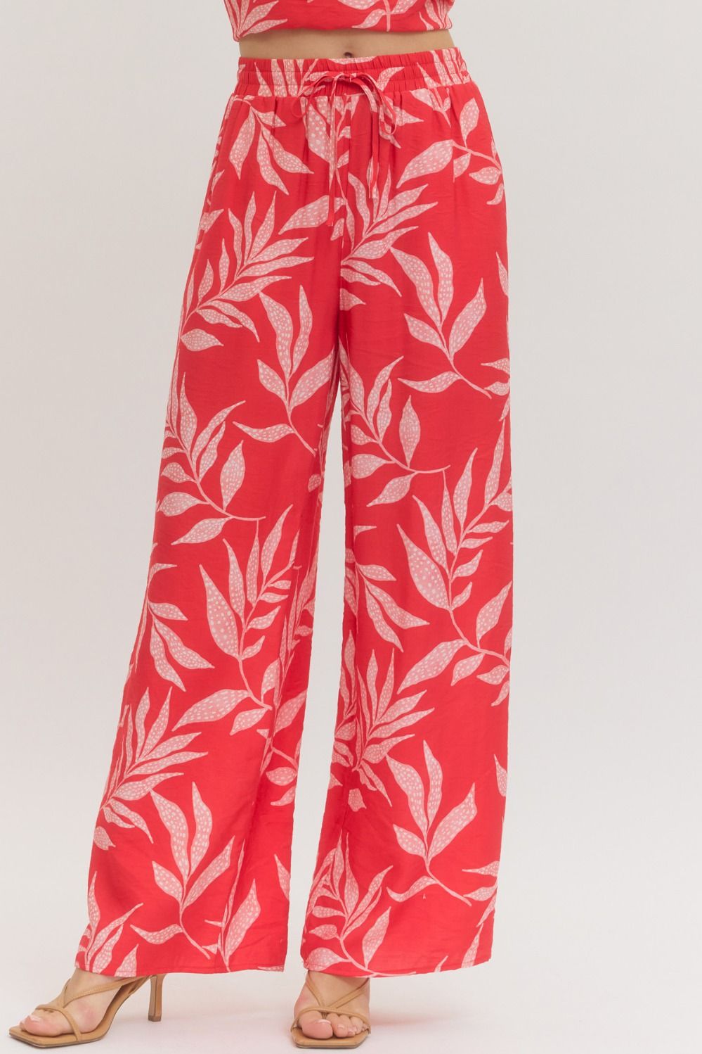 The Isla Botanical Wide-Leg Pants