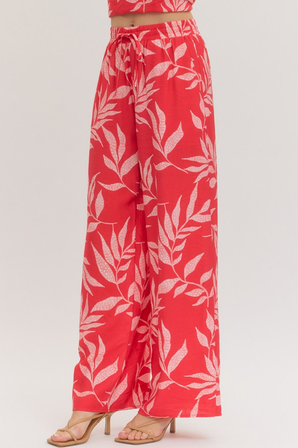 The Isla Botanical Wide-Leg Pants