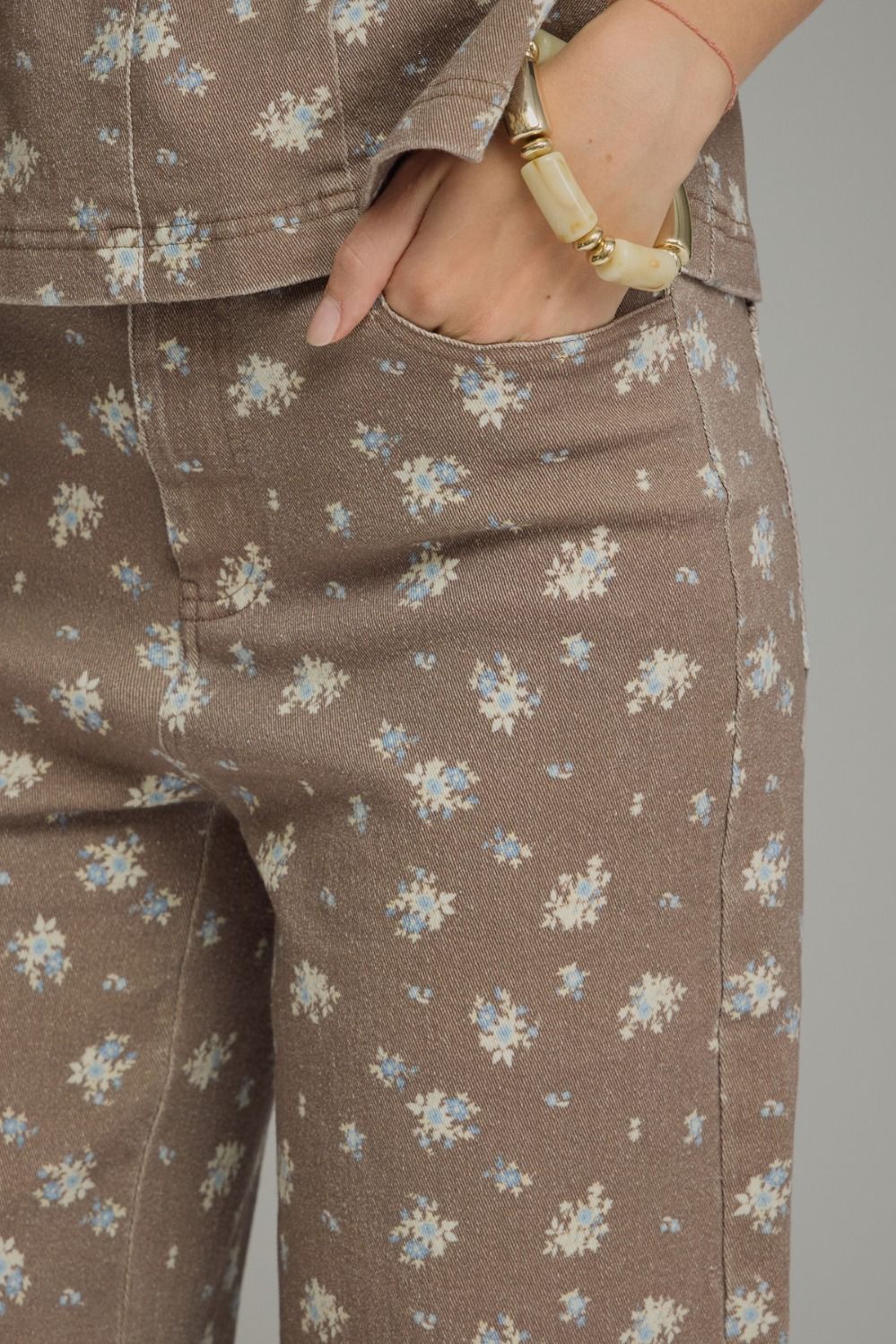 Elowen Floral Straight Leg Pants