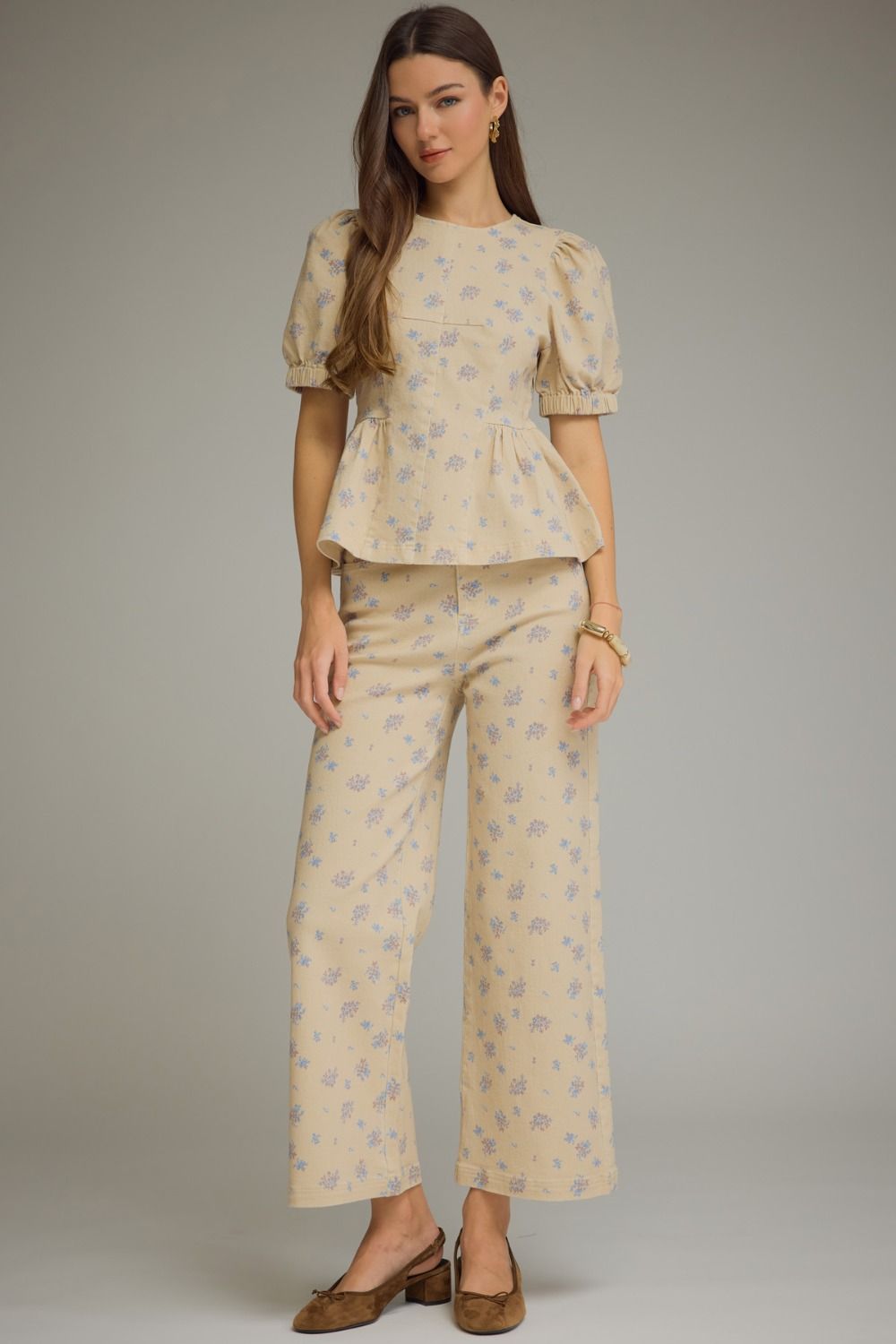 Elowen Floral Straight Leg Pants