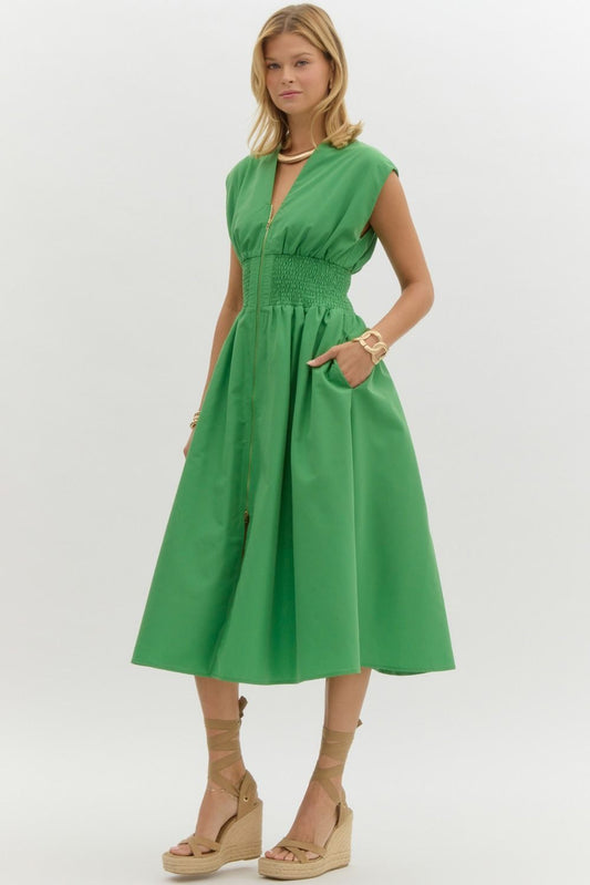 Glowing in Dress - Green