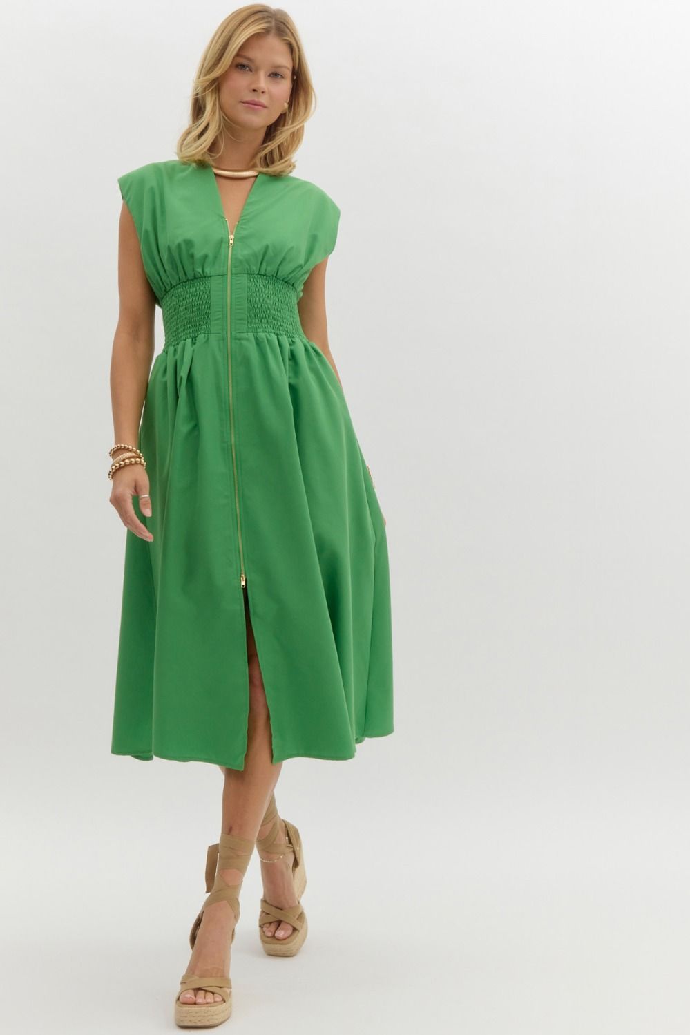 Glowing in Dress - Green 