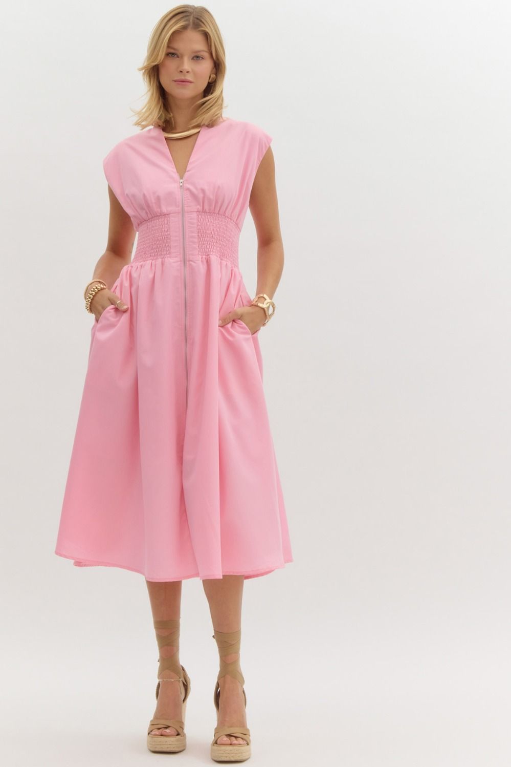 Glowing in Dress- Pink