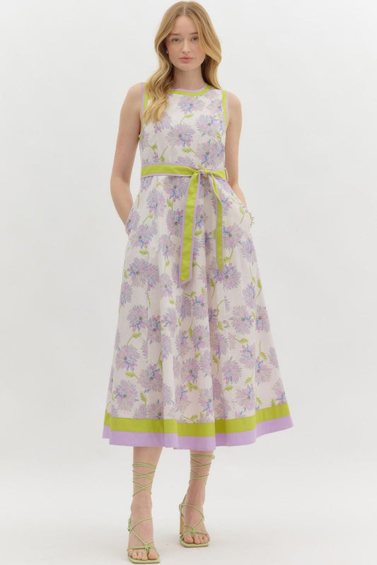 Seraphena Floral Midi Dress