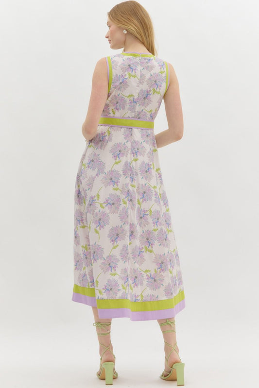 Seraphena Floral Midi Dress