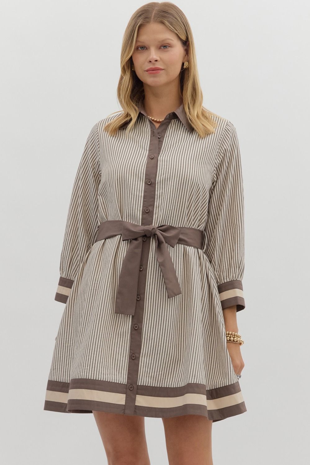 Imelda Stripe Mini Dress