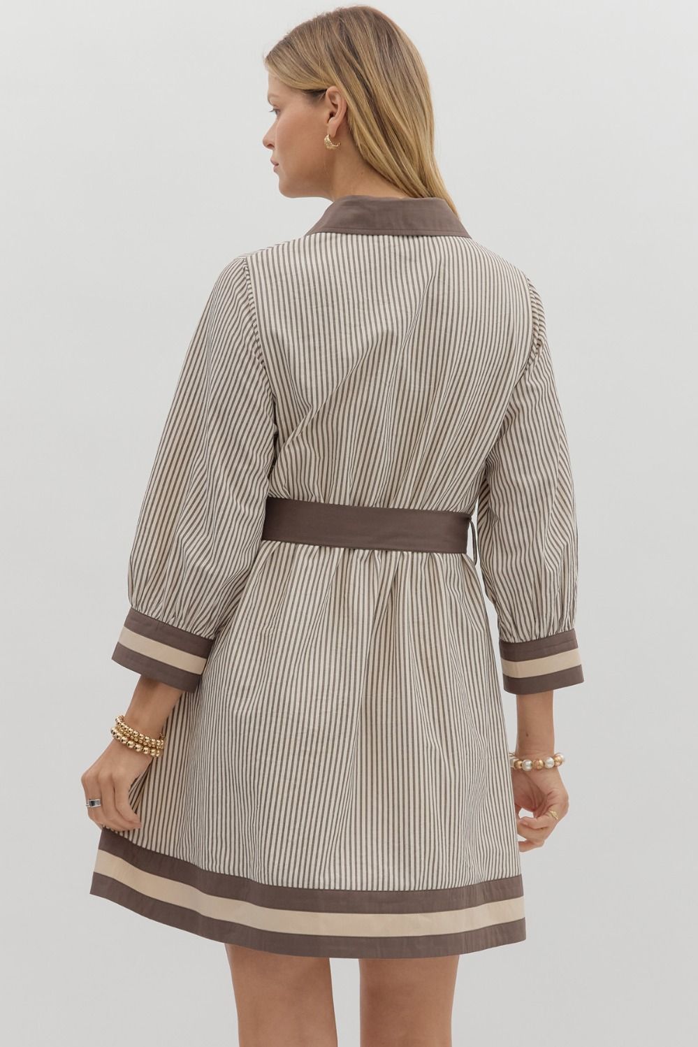 Imelda Stripe Mini Dress