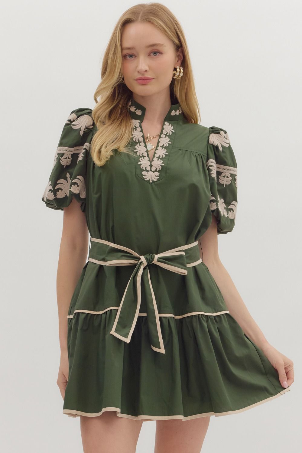 Hattie Embroidered Dress