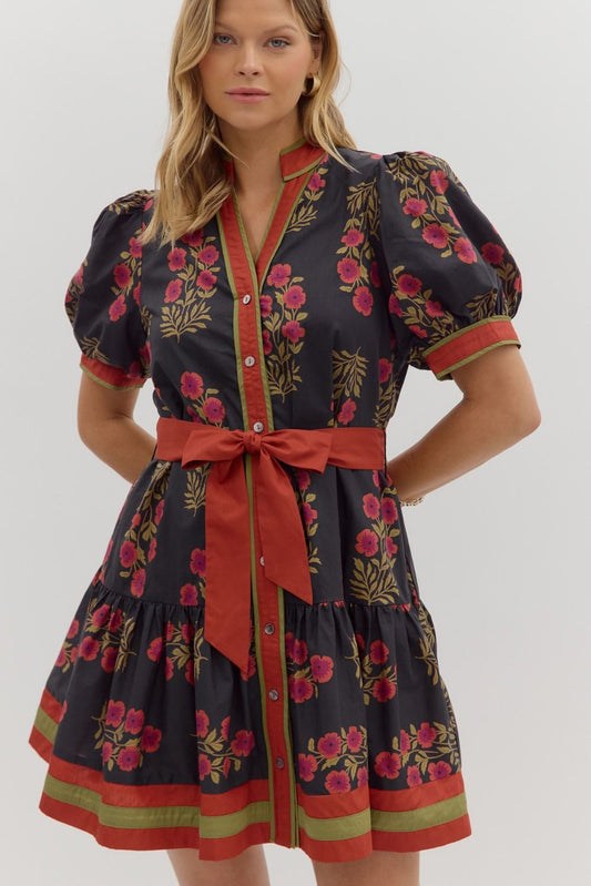 Tessa Floral Mini Dress